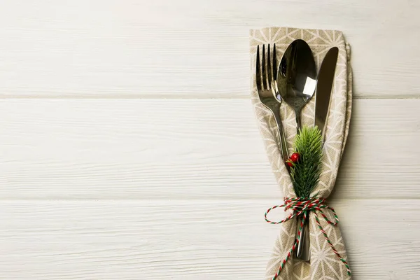 Oudejaarsavond 2021 Kerst Eten Ontbijt Lunch Vakantie Diner Tafelschikking Feestelijke — Stockfoto