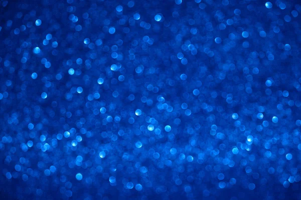 Blue Bokeh Glitter Texture Christmas Abstract Background — 스톡 사진