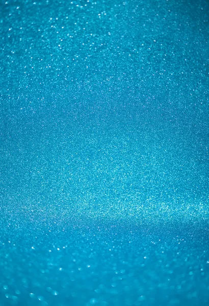 Blaues Bokeh Glitter Textur Weihnachten Abstrakter Hintergrund — Stockfoto