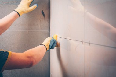 Geniş format premium sınıf, profesyonel teknoloji ve çok yetenekli kiremit çalışma dikişleri çalışma Döşeme Temizleyici mendil