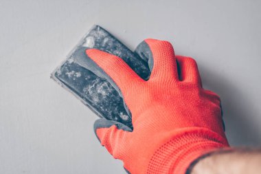 Kaplama işleri için zımpara duvarları