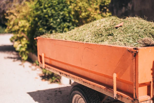 Azienda Agricola Provenza Trattore Nel Cortile — Foto Stock