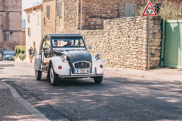 Gordes Vaucluse Provence Alpes Cote Azur Francia Septiembre 2018 Vintage — Foto de Stock