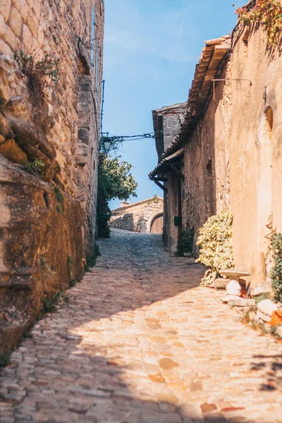 Lacoste Vaucluse Provence Alpes Cote Azur Francia Septiembre 2018 Street — Foto de Stock