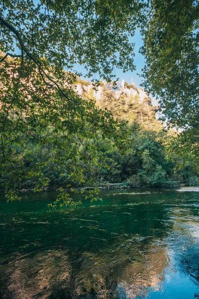 Fontana Sorgente Vaucluse Più Grande Sorgente Francia — Foto Stock