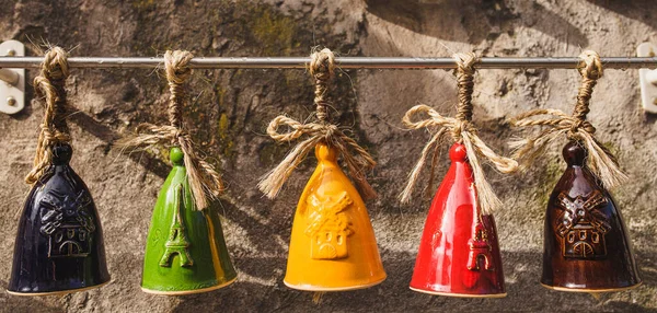 Paris França Outubro 2019 Cerâmica Sinos Ornamentos Decorativos Arte Cerâmica — Fotografia de Stock