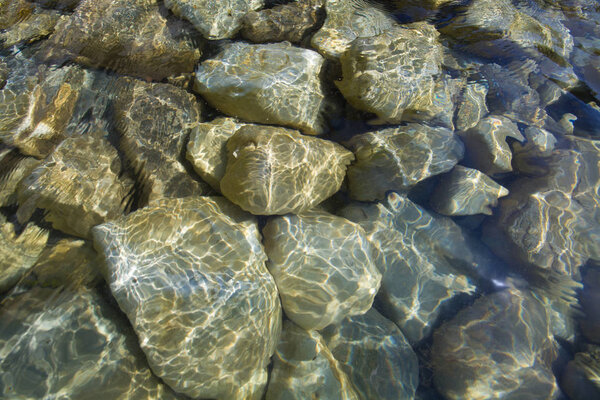 фото камней на дне моря
