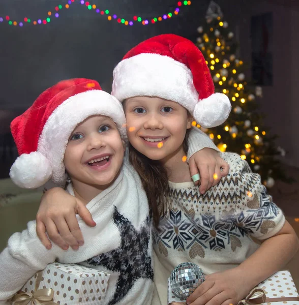 Meninas Natal — Fotografia de Stock