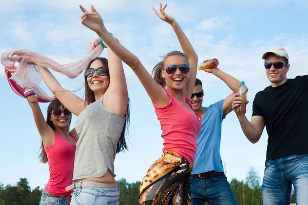 Beachparty für Jugendliche — Stockfoto