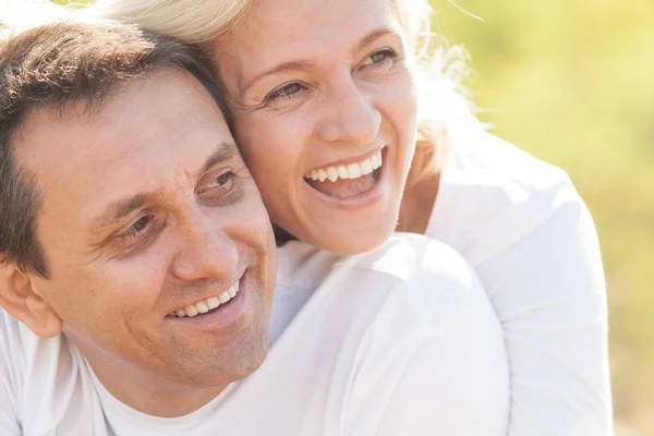 Mature couple happiness together — Stock Photo, Image