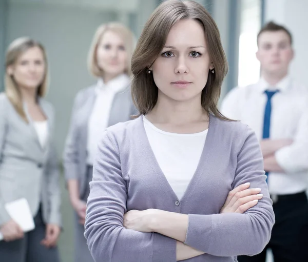 Gente de negocios en la oficina — Foto de Stock