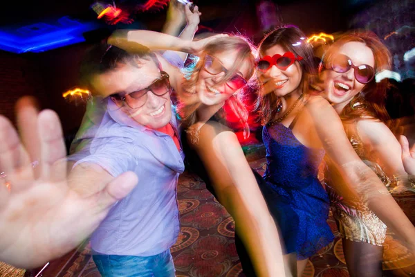 Dancing party in club — Stock Photo, Image