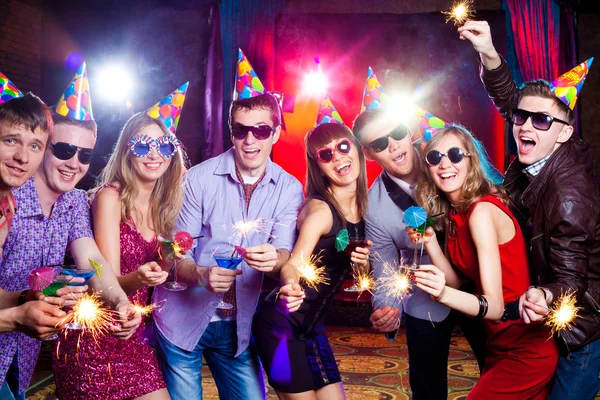 Tánc party a közeli klubban — Stock Fotó