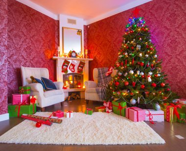 Hediyeli Noel ağacı