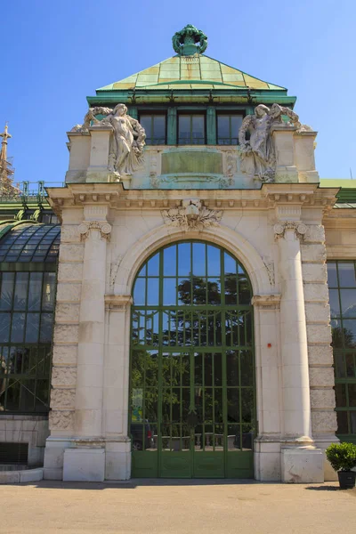 Подання Glasshouse Називається Palm Будинок Або Будинок Метеликів Парку Schonbrunn — стокове фото