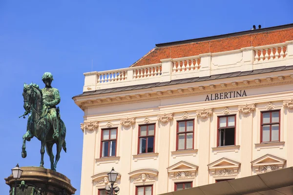 Blick Auf Das Albertina Museum Wien Österreich — Stockfoto