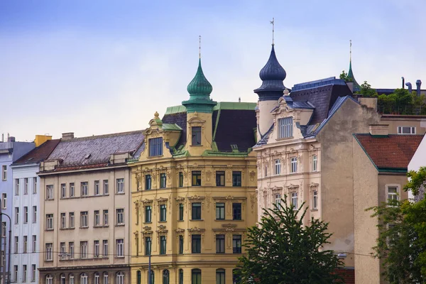 Pohled Typické Kopule Budově Vídeňské — Stock fotografie