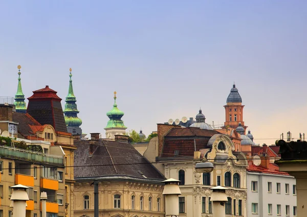 Viyana Binada Tipik Kubbe Görünümü — Stok fotoğraf