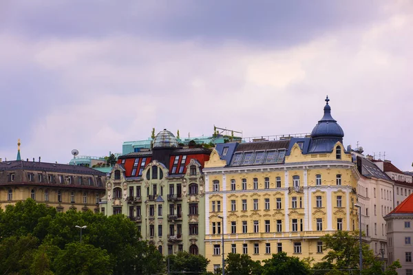 Utsikt Över Typiska Wienska Byggnader Wien Österrike — Stockfoto