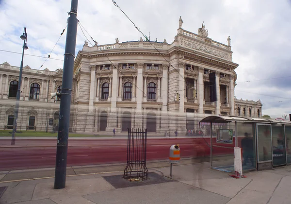 Θέα Από Θέατρο Burgtheater Αυστριακό Εθνικό Θέατρο Στη Βιέννη — Φωτογραφία Αρχείου