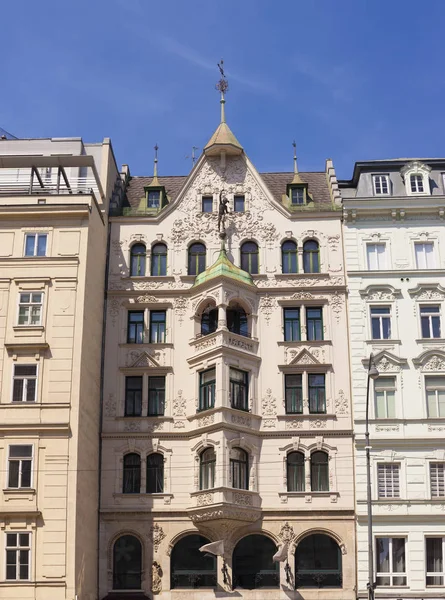 Προβολή Του Ιστορικού Κτηρίου Στην Βιέννη Austris — Φωτογραφία Αρχείου