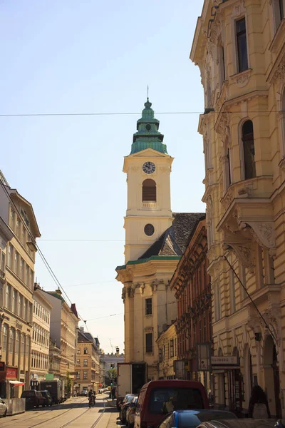 Wien Austria Mai Blick Auf Die Lawrence Kirche Mai 2018 — Stockfoto