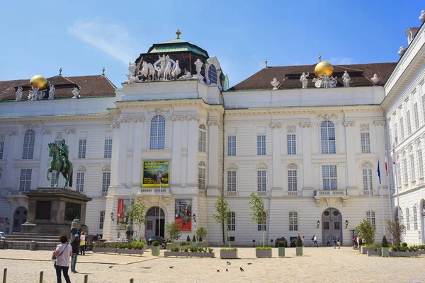 Vienna Austria Maggio Veduta Dell Hofburg Palazzo Imperiale Principale Nel — Foto Stock