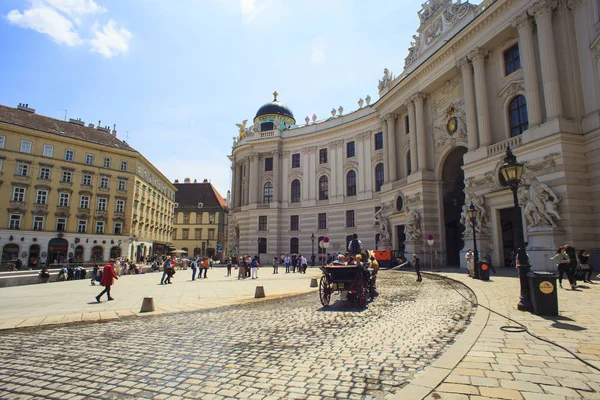 维也纳 奥地利 霍夫堡宫的看法 前主要皇宫在维也纳的中心在2018年5月22日 — 图库照片