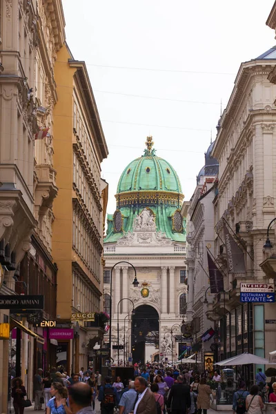 Βιέννη Αυστρία Μαΐου Προβολή Της Βιέννης Κτίρια Θόλος Του Horfbug — Φωτογραφία Αρχείου