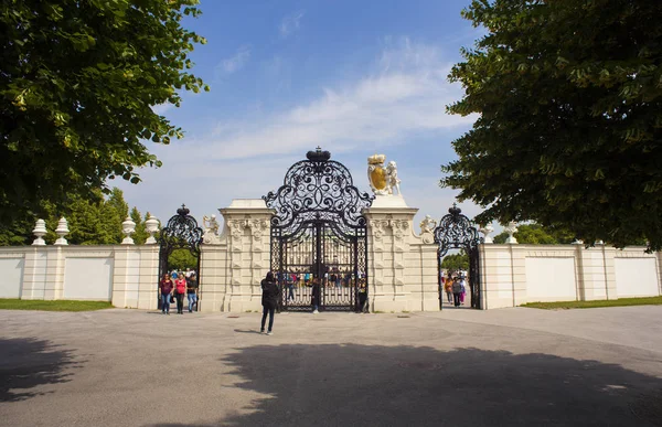 Viena Austria Mayo Entrada Del Belvedere Edificio Histórico Viena Mayo — Foto de Stock