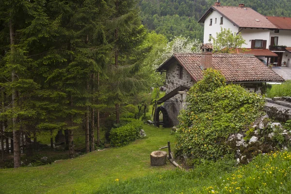 View of characteristic Mill House in Slovenia