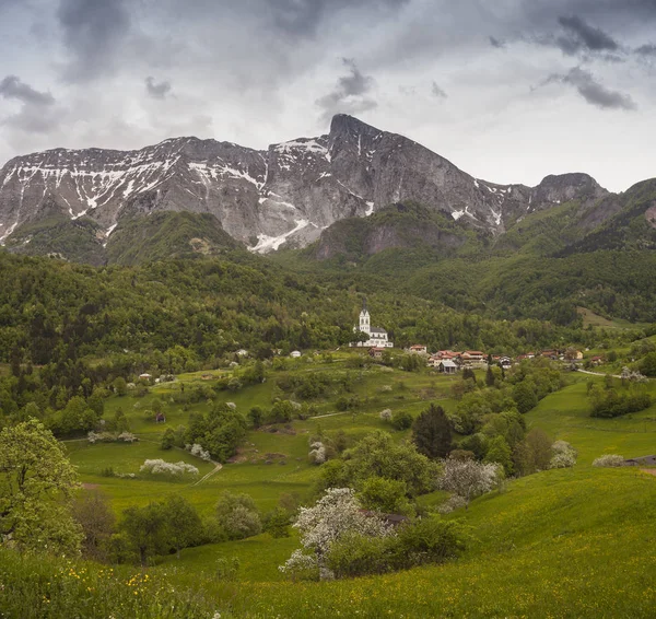 Veduta Della Panoramica Montagna Krn Slovenia — Foto Stock