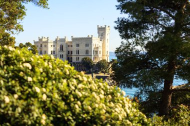 Miramare castle, Trieste görünümünü