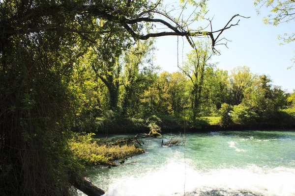 Heropleving van de Timavo rivier — Stockfoto