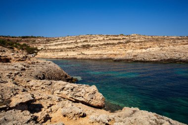 Lampedusa sahil yaz sezonu görünümünü