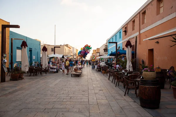 Vista de la calle Lampedusa — Foto de Stock