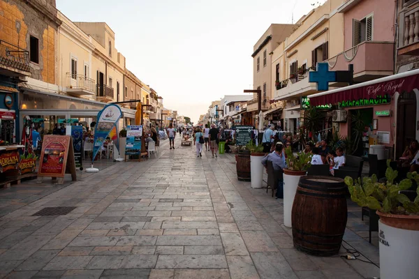 Vista de la calle Lampedusa — Foto de Stock