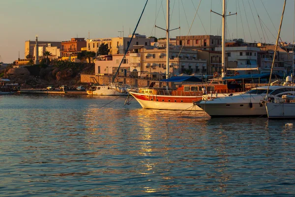 Veduta del centro storico di Lampedusa — Foto Stock