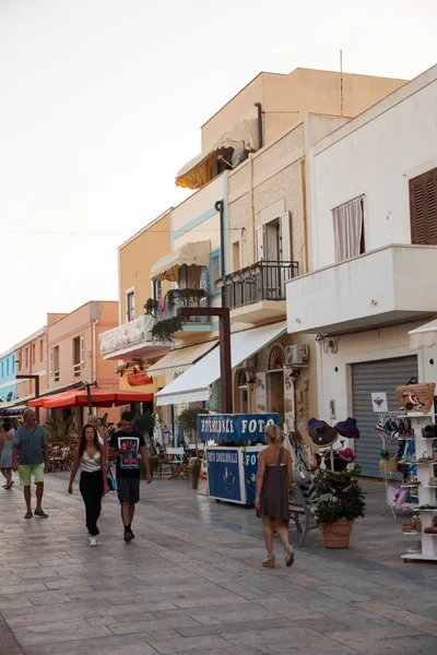 View of Lampedusa street — Stock Photo, Image