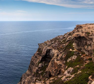 Lampedusa doğal Uçurumun kıyısında görünümünü