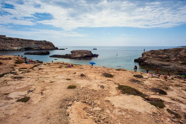 Vista da praia de Mare Morto — Fotografia de Stock