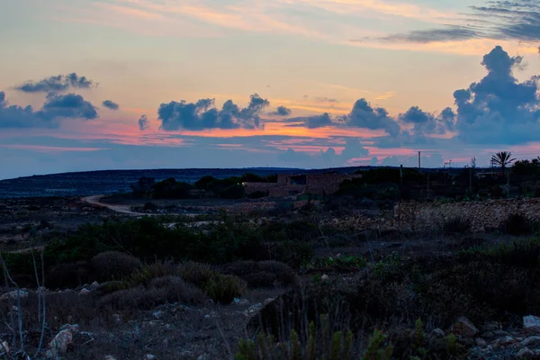 Lampedusa kırsal görünümü — Stok fotoğraf