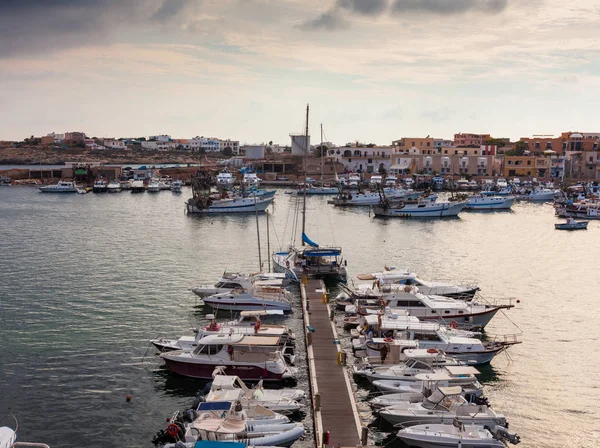 Lampedusa Limanı — Stok fotoğraf