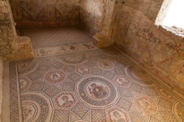 Cupid ve Psyche, bir kübikulum o bir mozaik merkezi paneli