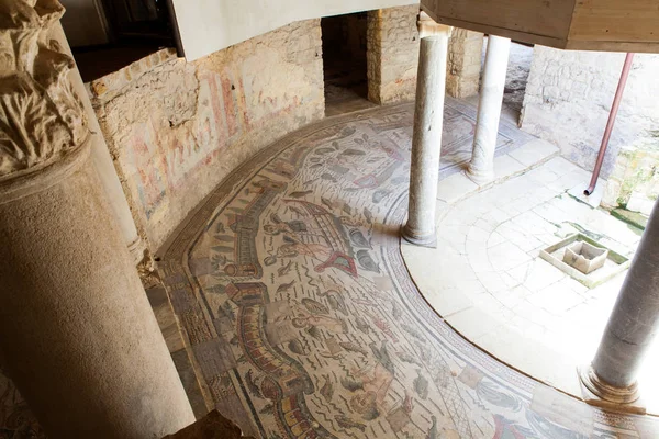View of the Villa Romana del Casale, large and elaborate Roman v — Stock Photo, Image