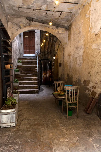 Rural wine bar in Piazza Armerina — Stock Photo, Image