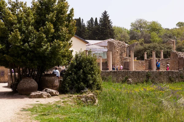 Blick auf die villa romana del casale, piazza armerina — Stockfoto