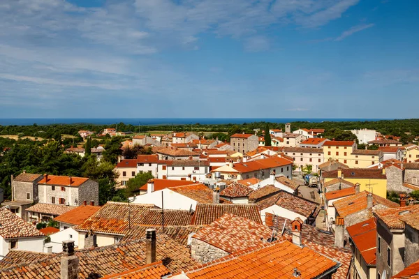 Uitzicht op Valle-Bale in Istrië. Kroatië — Stockfoto