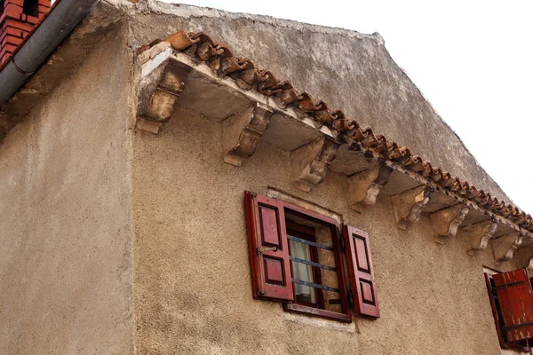 Pohled na typický istrijský dům — Stock fotografie