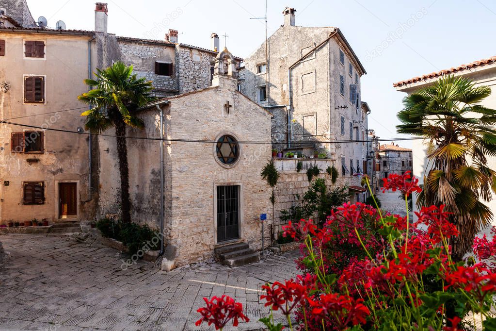 St. Helena church in Bale - Valle, Istria. Croatia